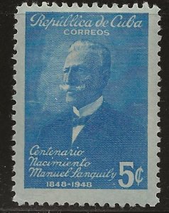 CUBA  SC #  436    MH