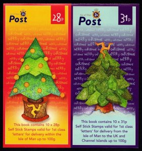 Isle Of Man  2006 - Christmas   - MNH -  Booklets    MNH # 1178-1179