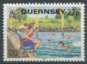 Guernsey  Sc#234 MNH, 22p multi, International Year of the Disabled (1981)