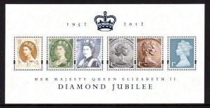 MS3272 2012 Diamond Jubilee Stampex miniature sheet UNMOUNTED MINT