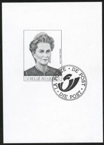 Belgium COB 2976 MNH** Reine Paola proof 2001