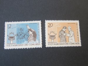 Vietnam 1962 Sc 211-12 MNH