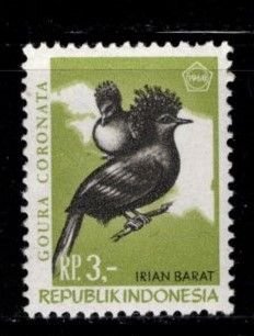 West Irian - #47 Crowned Pigeons - MNH