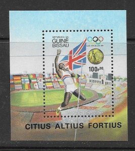 Guinea-Bissau 618 MNH Olympics s/s x 14 s/s, vf.  2022 CV $73.50