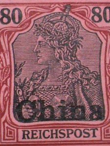 ​GERMANY-OFFICE IN CHINA-1901 SC#32-MINT ORIGINAL GUM121 YEARS OLD VF STAMP
