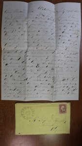 July 1865 Weaverville Trinity CA Indian Hostilities The Plains Austin NV Letter