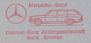 Meter cut Germany 1981 Car - Mercedes Benz