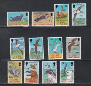 Tristan da Cunha # 222-233, Birds, Mint NH, 1/2 Cat.