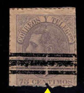 SPAIN Scott 254, Used Bar canceled stamp