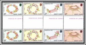 Gilbert Islands #317-320 Christmas Gutter Pairs MNH