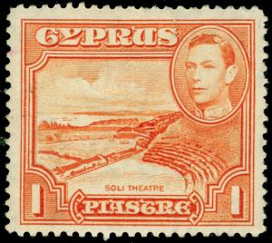 CYPRUS SG154, 1pi orange, LH MINT. 