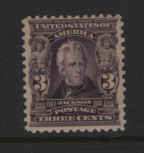 302  VF OG lightly hinged with nice color cv $ 55 ! see pic !