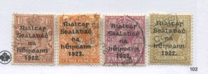Ireland KGV 1922 1  1/2d to 1/ used