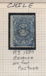 Chile 1880 Local or Revenue   (Seen it Listed as R3 and as R132)