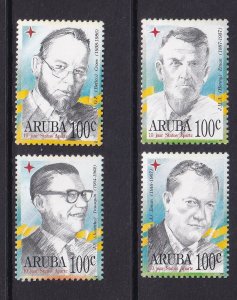 Aruba   #130-133   MNH  1996  statesmen and politici