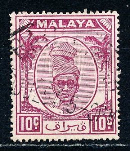 Malaya Perak #111 Single Used