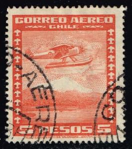 Chile #C43 Seaplane; Used (0.25)