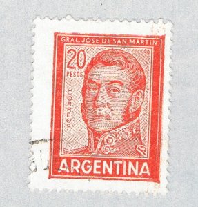 Argentina De San Martin red 20c (AP132501)