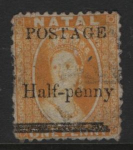 NATAL, 61, USED, 1877,  QUEEN VICTORIA