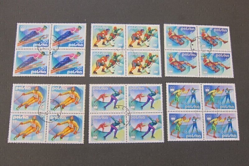 Poland 1976 Sc 2137-42 Olympic CTO BLK(4) set FU