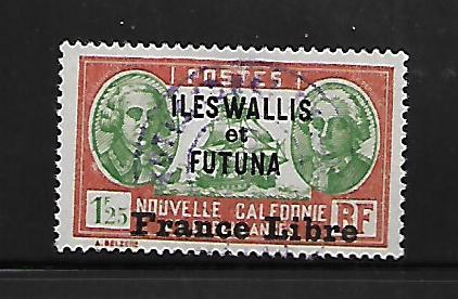 WALLIS & FUTUNA ISLANDS, 118, USED, FRANCE LIBRE, OVERPRINTED