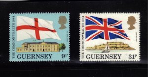 Guernsey Scott 279-280 MNH