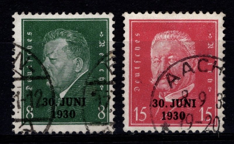 Germany 1930 Evacuation of Rhineland Optd. 30. JUNI 1930, Set [Used]