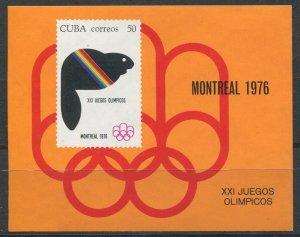 1976 Cuba 2142/B47b 1976 Olympic Games in Montreal 3,00 €​