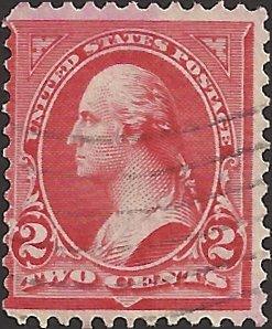 # 279Bd USED ORANGE RED GEORGE WASHINGTON