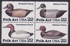 2141a American Folk Art Ducks MNH