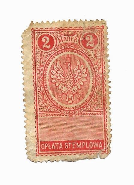 Poland 1921 to 1923 - U - Revenue