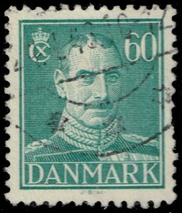 Denmark #287 King Christian X; Used (3Stars)