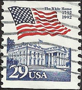 # 2609 USED FLAG OVER WHITE HOUSE