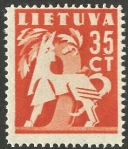 LITHUANIA #322, MINT NH ON 102 CARD - 1940 - LITH058