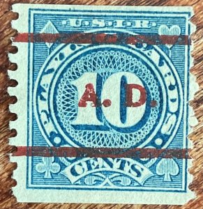 US #RF20 Used Single PM Playing Cards L6