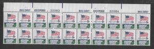 UNITED STATES SC# 1338D  PB/20 VF/MNH