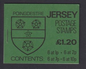 Jersey  #256a  MNH  1981  MNH  arms   booklet complete