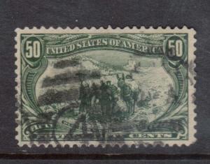 USA #291 VF Used With #4 Cancel