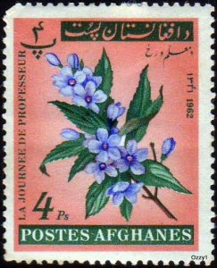 Afghanistan 1962 Sc#630 4Ps Blossoms UNUSED.