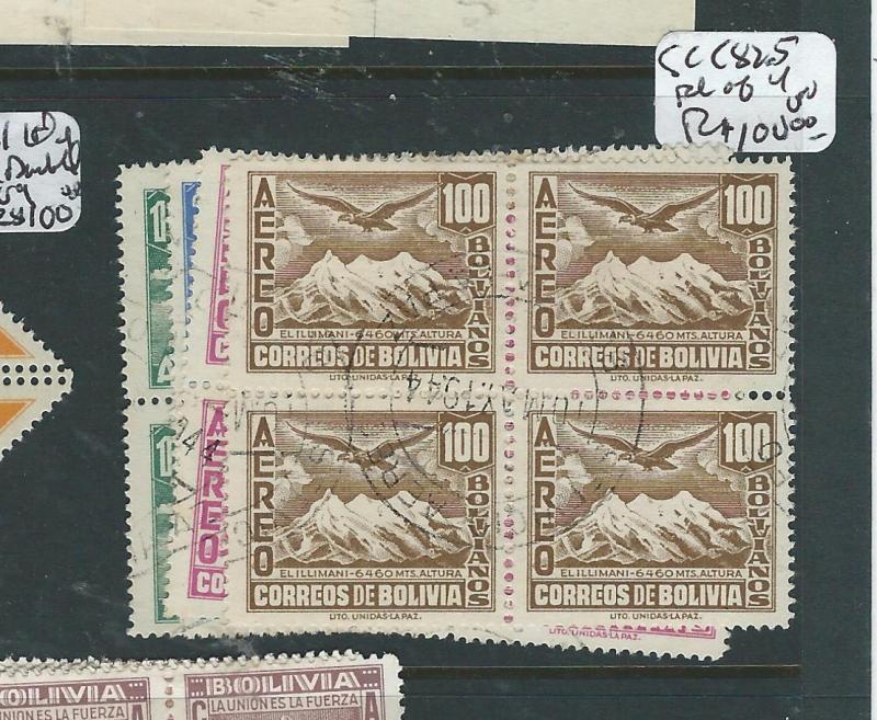 BOLIVIA (P0606B)A/M SCC82-5 BL OF 4  VFU