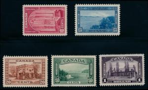 Canada 241-245 Mint VF NH