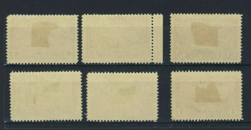 6x Canada MH Peace Stamp Set No. 268-273 All MH VF Cat. Value= $100.00