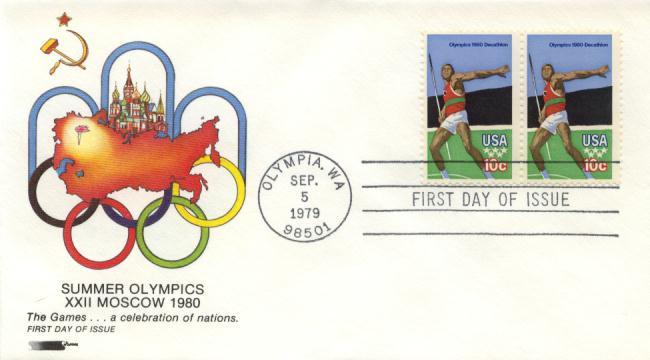 Decathlon (Scott 1790) 1980 Summer Olympics - Softones