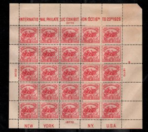 UNITED STATES SC# 630 SS FVF/MNH HEAVY HINGE