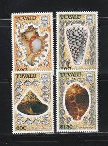 Tuvalu 562-565 Set MNH Seashells