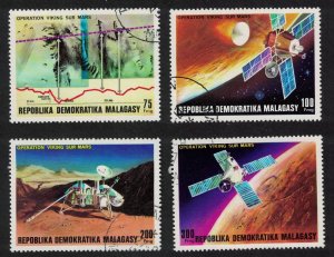 SALE Malagasy Rep. Viking Landing on Mars 4v 1976 CTO SC#566-569 SG#377-380