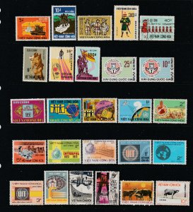 South Vietnam a MNH & odd used lot 1972-74