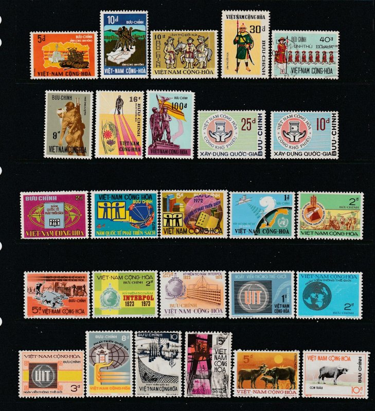 South VietNam a small lot of MNH from 1970's