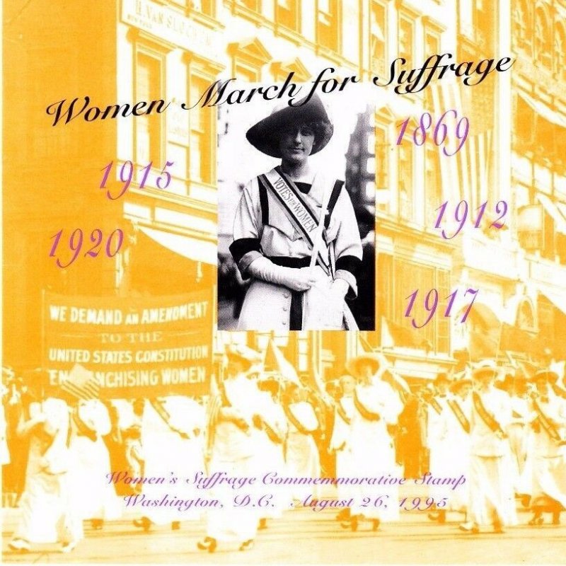 USPS First Day Ceremony Program #2980 Women's Suffrage Voting 19th Amendment