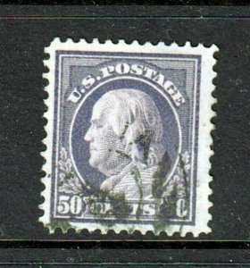 #341 50-cent  Franklin perf 12 (USED) cv$20.00